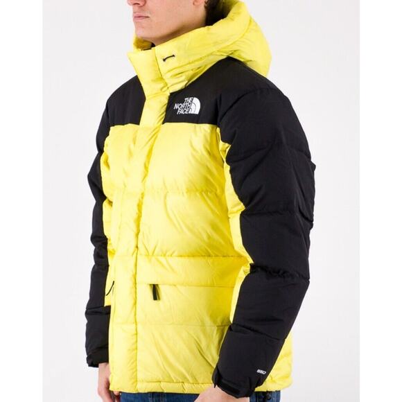 The North Face HMLYN 550 Down Parka Jacket Yellow Black Men Size XXL 2XL NWT TNF - Picture 4 of 9